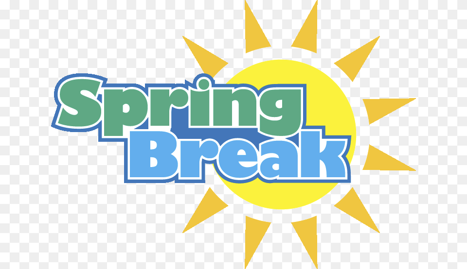 Spring Break Free Cliparts Clip Art On Transparent Spring Break Clip Art, Logo, Dynamite, Weapon Png Image