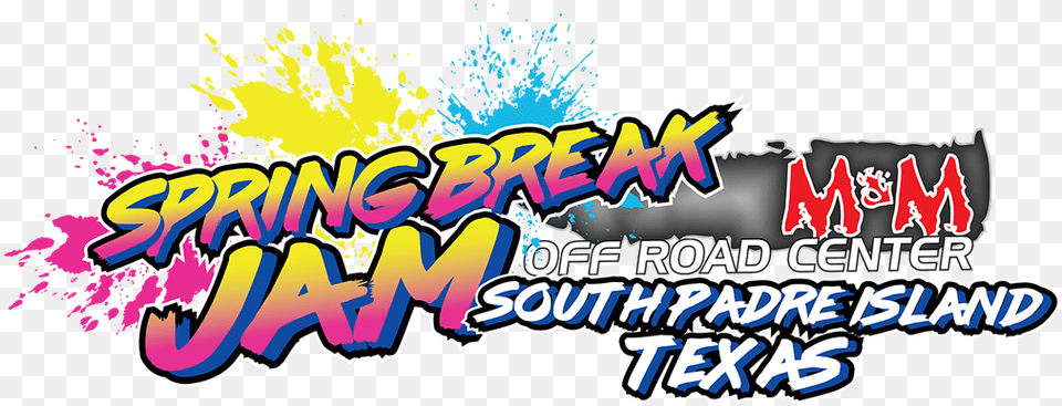 Spring Break Jam South Padre Island Texas, Art, Graffiti, Graphics Free Transparent Png