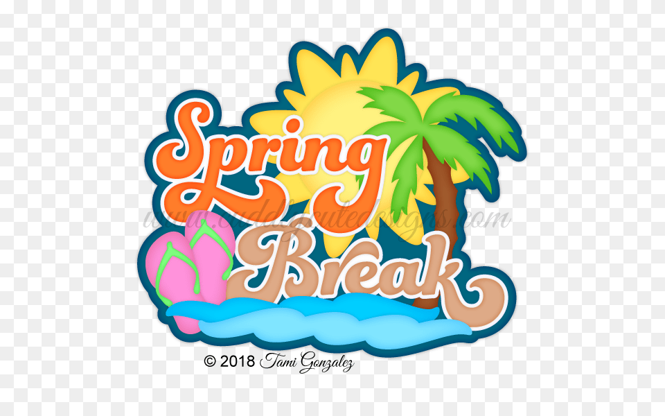 Spring Break Title, Summer, Birthday Cake, Cake, Cream Png