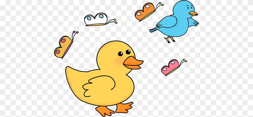 Spring Clip Art, Animal, Bird, Duck Free Transparent Png