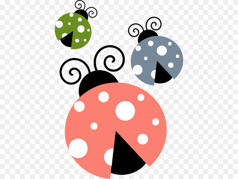 Spring Clip Art Lady Bug, Pattern, Electronics, Hardware, Disk Free Transparent Png