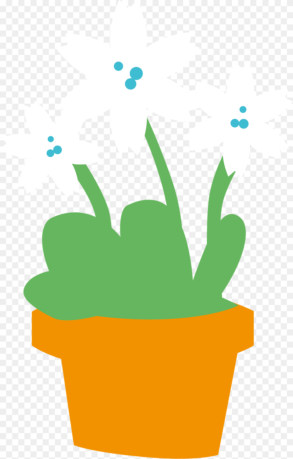 Spring Clipart, Plant, Flower, Potted Plant, Daffodil Png Image