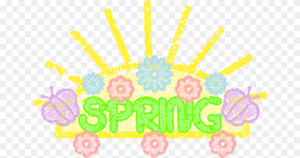 Spring Clipart Background Spring Clipart, Art, Graphics, Person, People Free Png