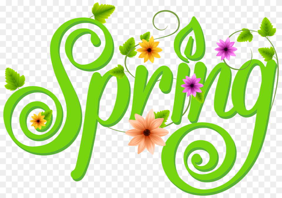 Spring Clipart Decoration, Art, Pattern, Green, Graphics Free Png Download