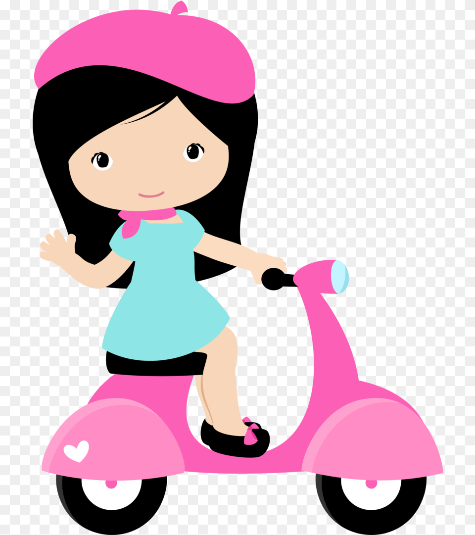 Spring Clipart Google Search Cute Drawings Birthday Scooter Clipart, Baby, Person, Transportation, Vehicle Png