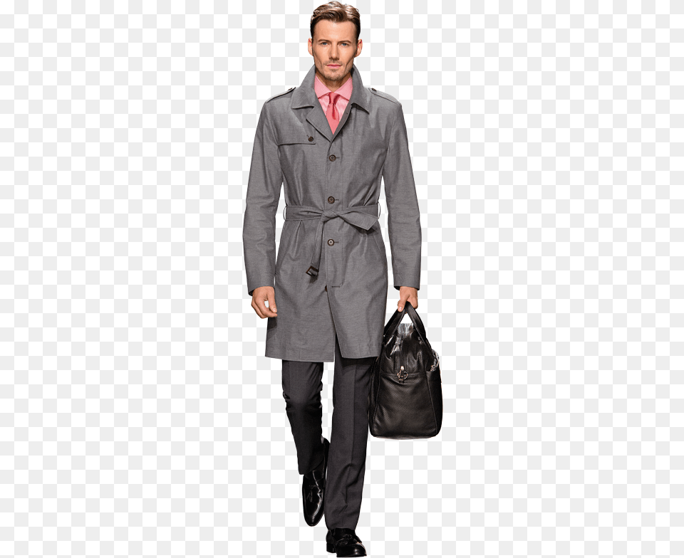 Spring Coat Image Male Fashion Model, Accessories, Bag, Clothing, Handbag Png