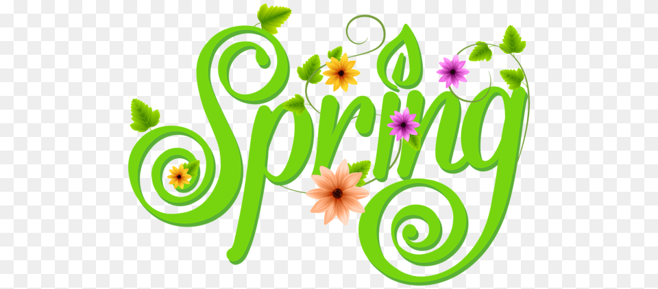 Spring Decoration Clip Art Image Clip Art Scrapbooks, Graphics, Green, Floral Design, Pattern Free Png Download