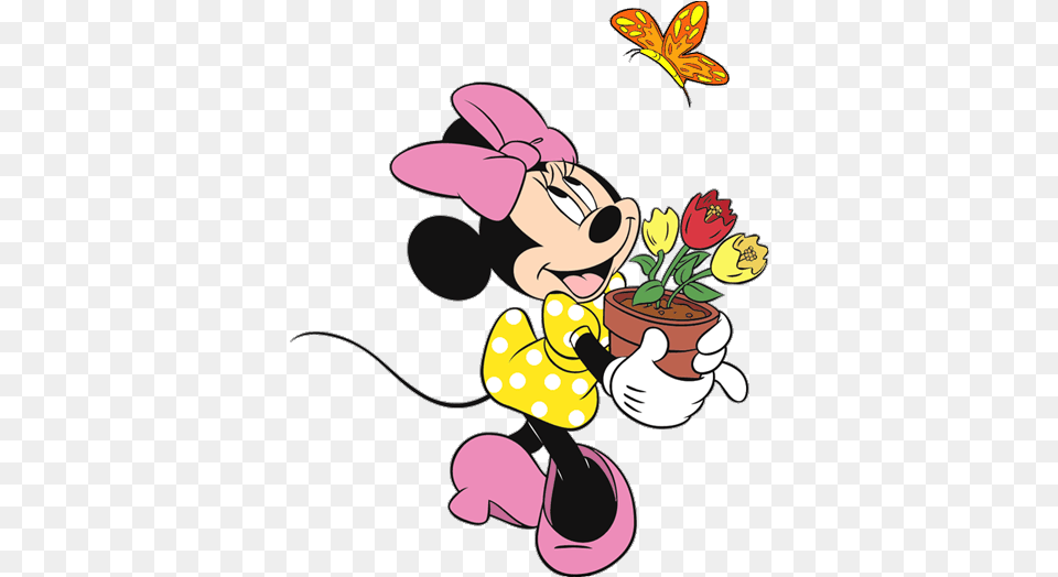 Spring Disney Clipart Halloween Big Pictures Hd Minnie Mouse Spring, Cartoon, Face, Head, Person Png Image