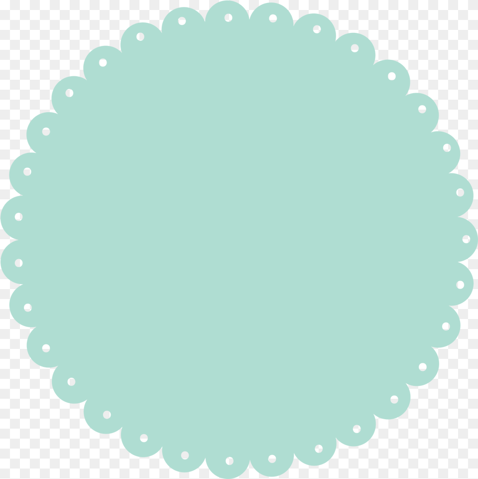 Spring Doily Svg Cut File Vector Flower Shape, Oval Png