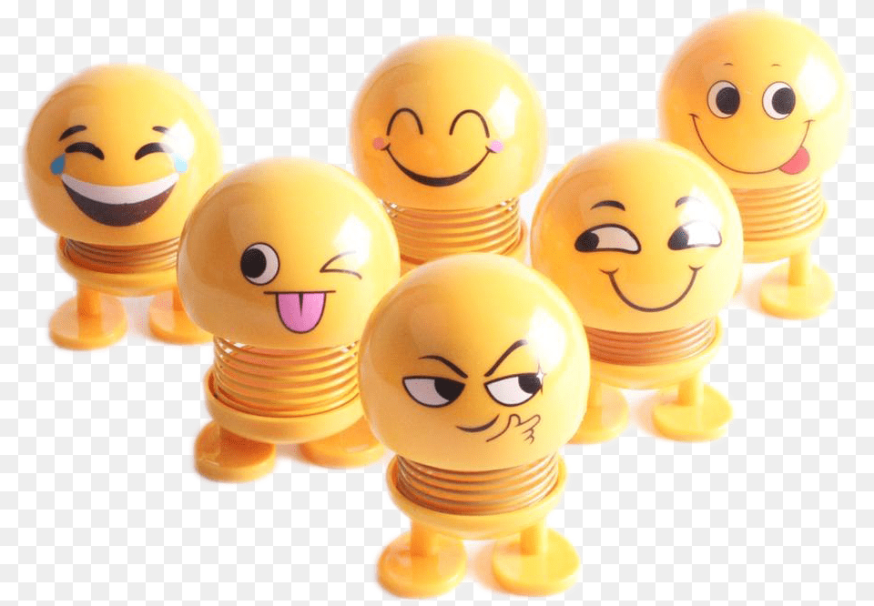 Spring Emoji Background Smiley, Toy, Face, Head, Person Free Png Download