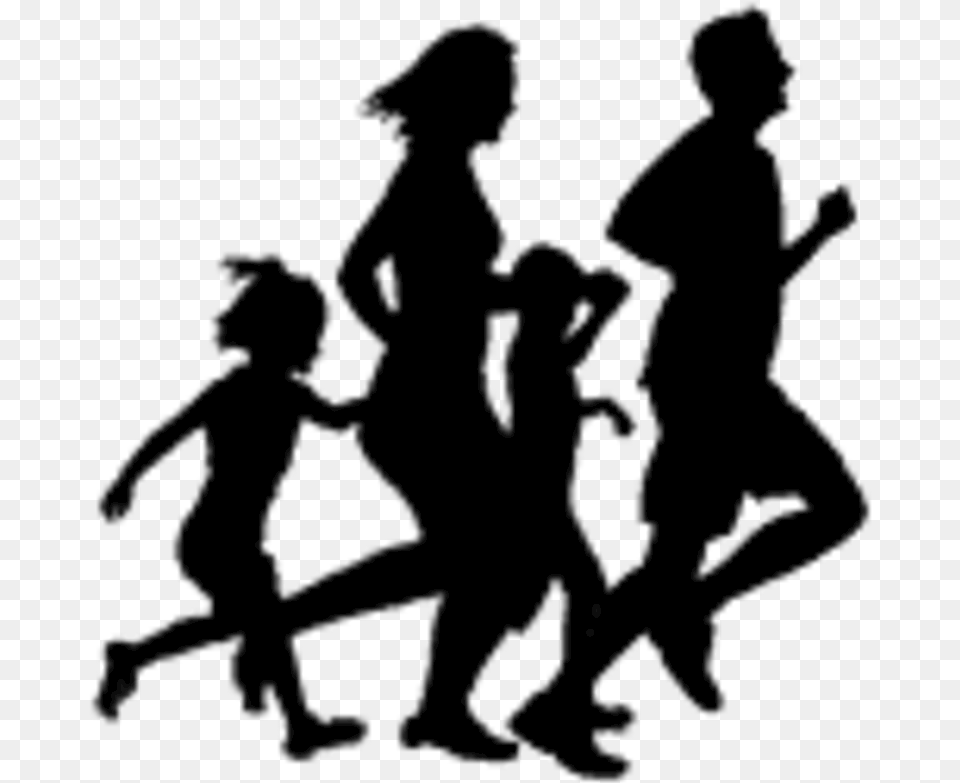 Spring Fest Family Fun Runwalk Parkrun Children, Silhouette, People, Person Free Png