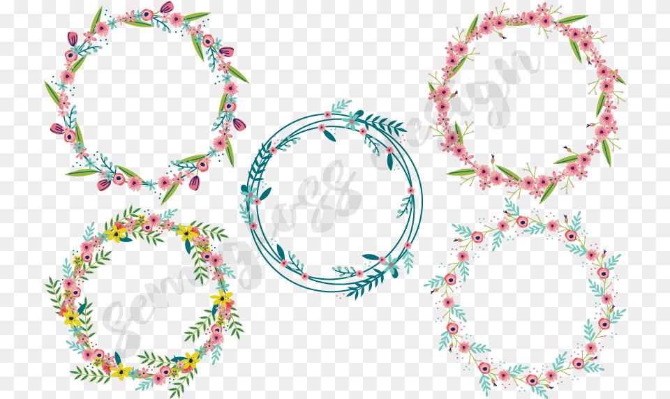 Spring Fever Clipart Circle, Accessories, Flower, Flower Arrangement, Ornament Free Png