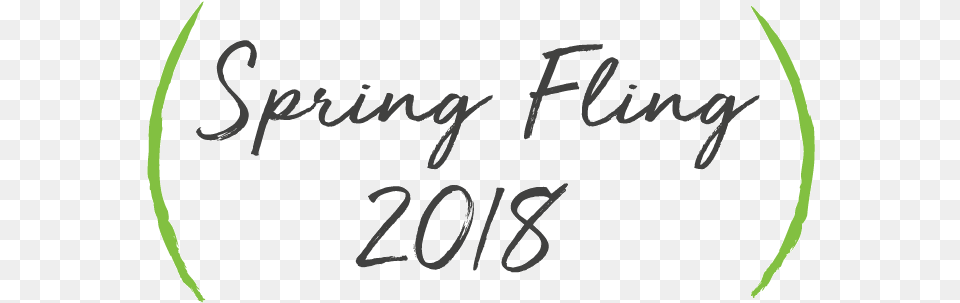 Spring Fling 2018, Handwriting, Text Free Png Download
