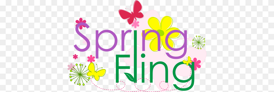 Spring Fling Coming To Centeneclass Img Responsive Clipart Spring Fling, Art, Pattern, Floral Design, Graphics Free Png Download