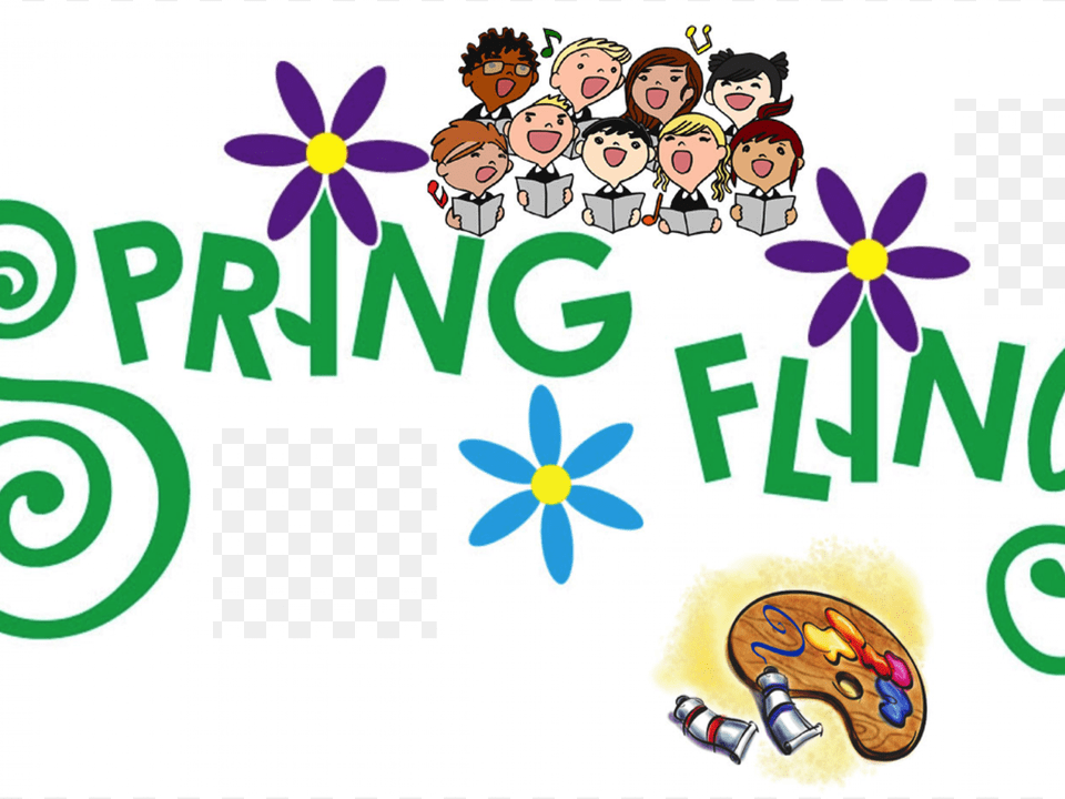 Spring Fling Dance Flyer, People, Person, Art, Graphics Png Image
