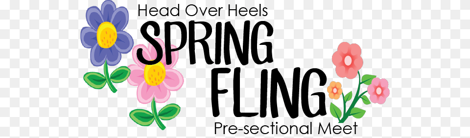 Spring Fling Local Competition Head Over Heels Gymnastics, Flower, Plant, Art, Graphics Free Png