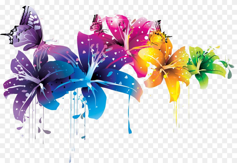 Spring Flower Background Vector Flower Design, Art, Floral Design, Graphics, Pattern Png
