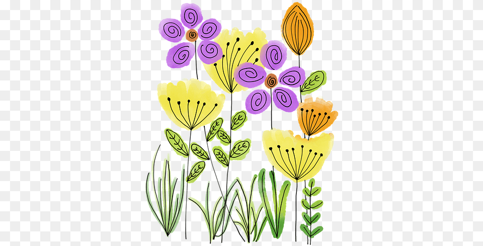 Spring Flower Bouquet Tulips Happy Spring Day Messages, Art, Embroidery, Floral Design, Graphics Free Png Download
