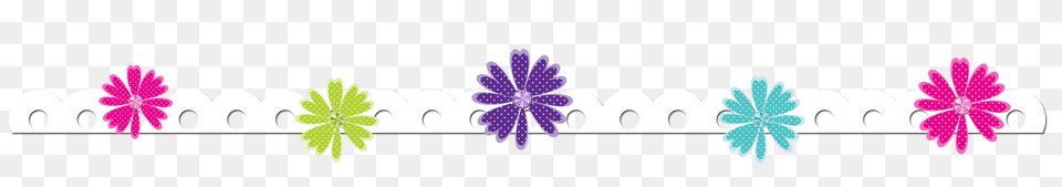 Spring Flower Clip Art Border, Purple Free Png