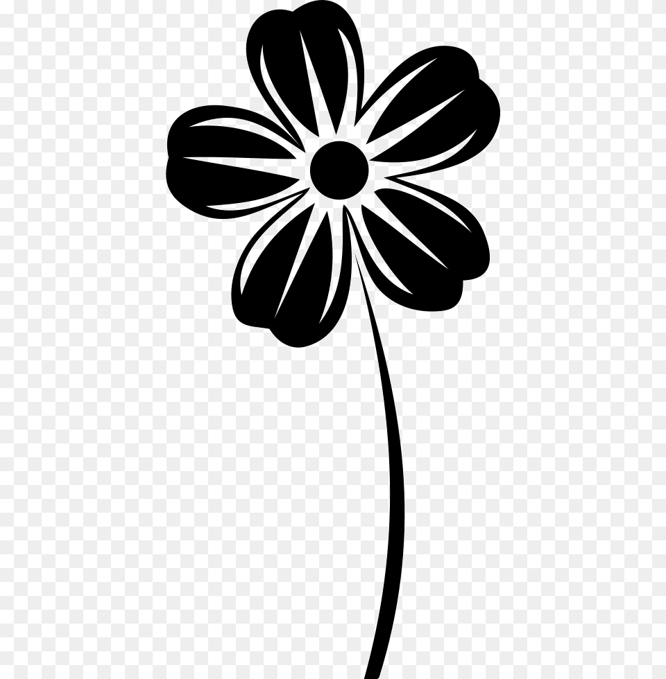 Spring Flower Flower Icon, Daisy, Plant, Stencil Free Png Download