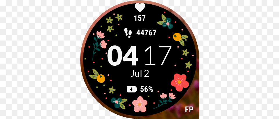 Spring Flower Garden Garmin Connect Iq Dot, Disk, Number, Symbol, Text Png Image