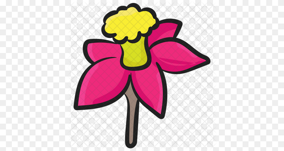 Spring Flower Icon Of Doodle Style North Shore Kitahama, Dahlia, Plant, Daisy, Cross Png