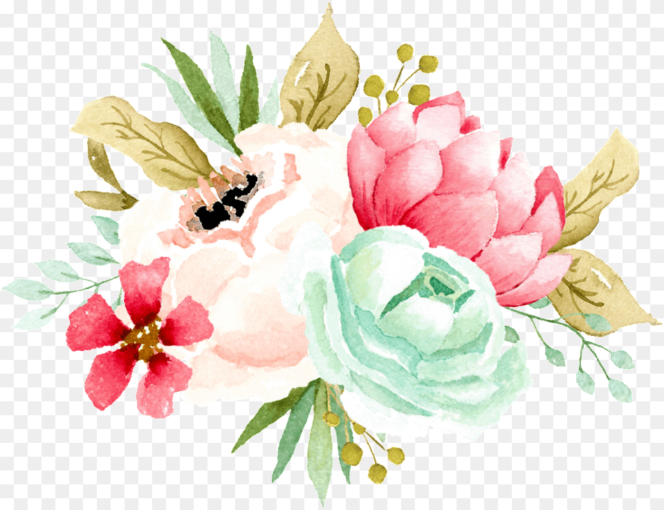 Spring Flowers Cartoon Flower, Art, Floral Design, Flower Arrangement, Flower Bouquet Png Image
