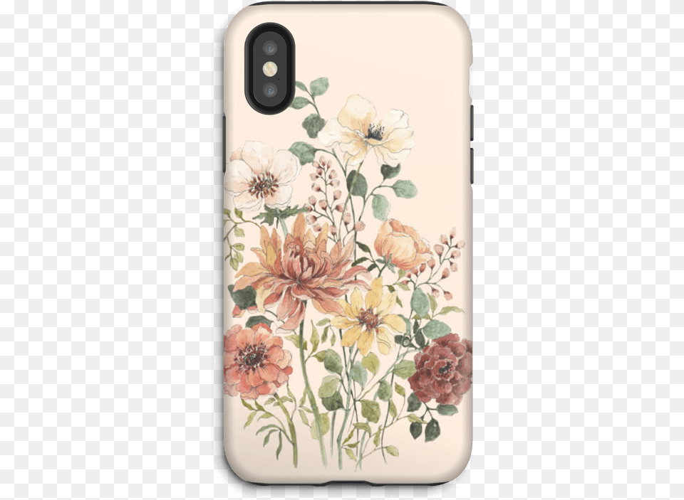 Spring Flowers Case Iphone X Tough Flower Bouquet, Art, Electronics, Floral Design, Graphics Png