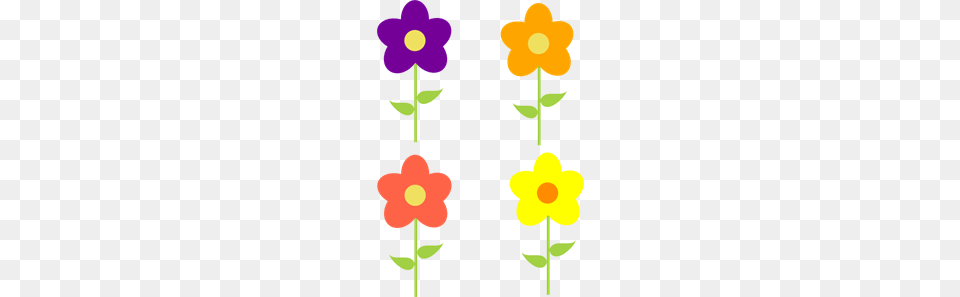 Spring Flowers Multi Colors Clip Art For Web, Anemone, Petal, Flower, Daisy Png