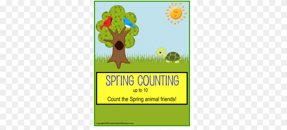 Spring Folder Activities Count To For Kindergarten Pre K, Advertisement, Poster, Tree, Plant Free Png Download