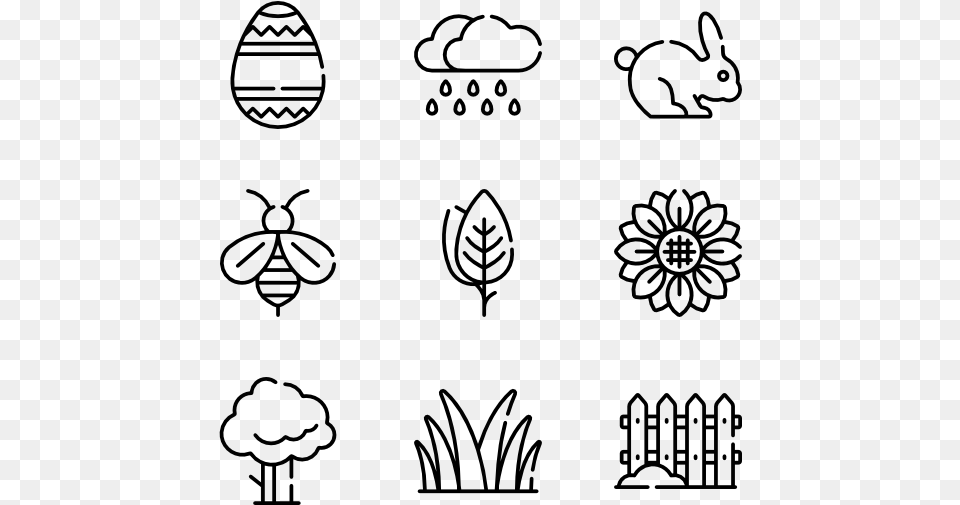 Spring Health Vector Icons, Gray Free Png Download