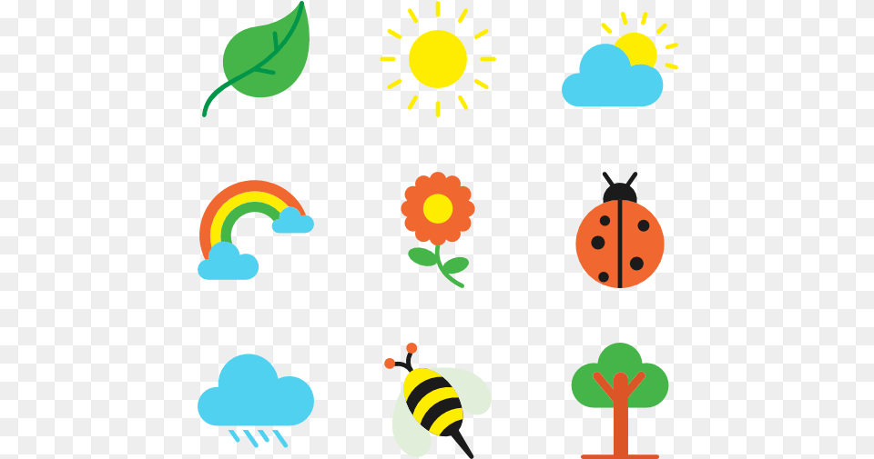 Spring Icons, Art, Graphics Png