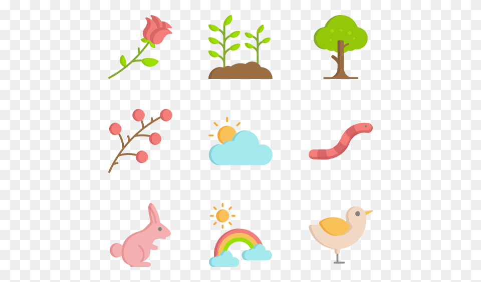 Spring Icons, Art, Graphics, Animal, Bird Png Image