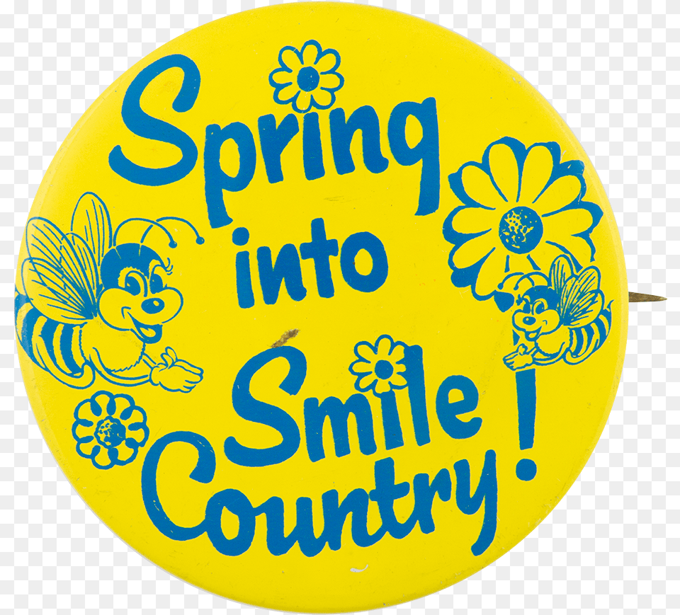 Spring Into Smile Country Jewel Osco Advertising Button Circle, Logo, Pattern, Badge, Symbol Png Image