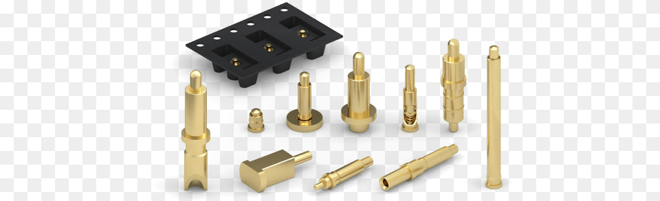 Spring Loaded Pins Pogo Pin, Ammunition, Weapon, Adapter, Cosmetics Free Png Download