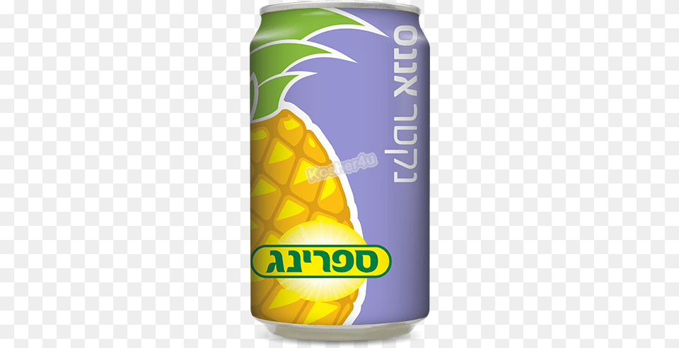 Spring Pineapple Juice, Can, Tin, Food, Produce Png Image