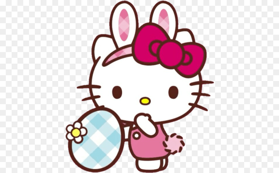 Spring Primavera Easter Pascua Transparent Birthday Hello Kitty, Baby, Person, Face, Head Png Image