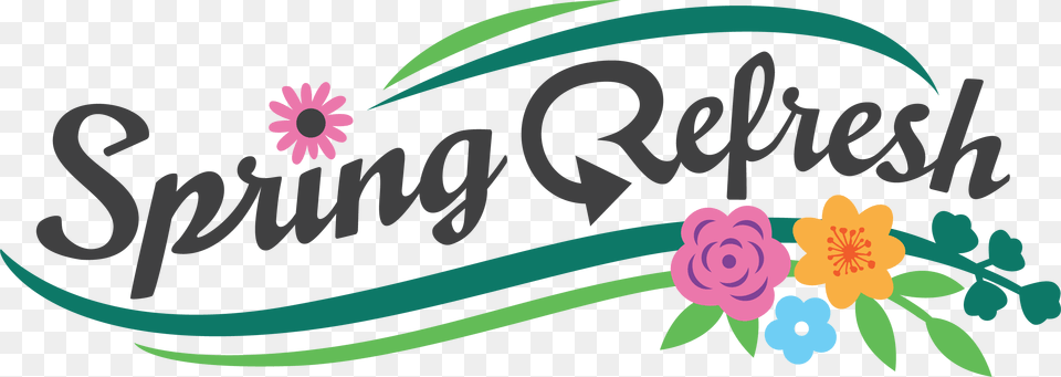 Spring Refresh Logo Rose, Art, Graphics, Text, Floral Design Free Png Download