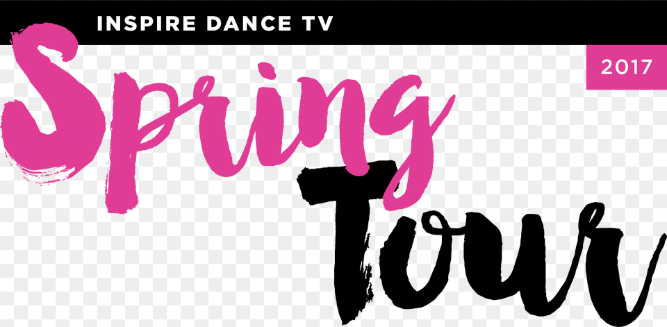 Spring Tour Calligraphy, Text Free Transparent Png