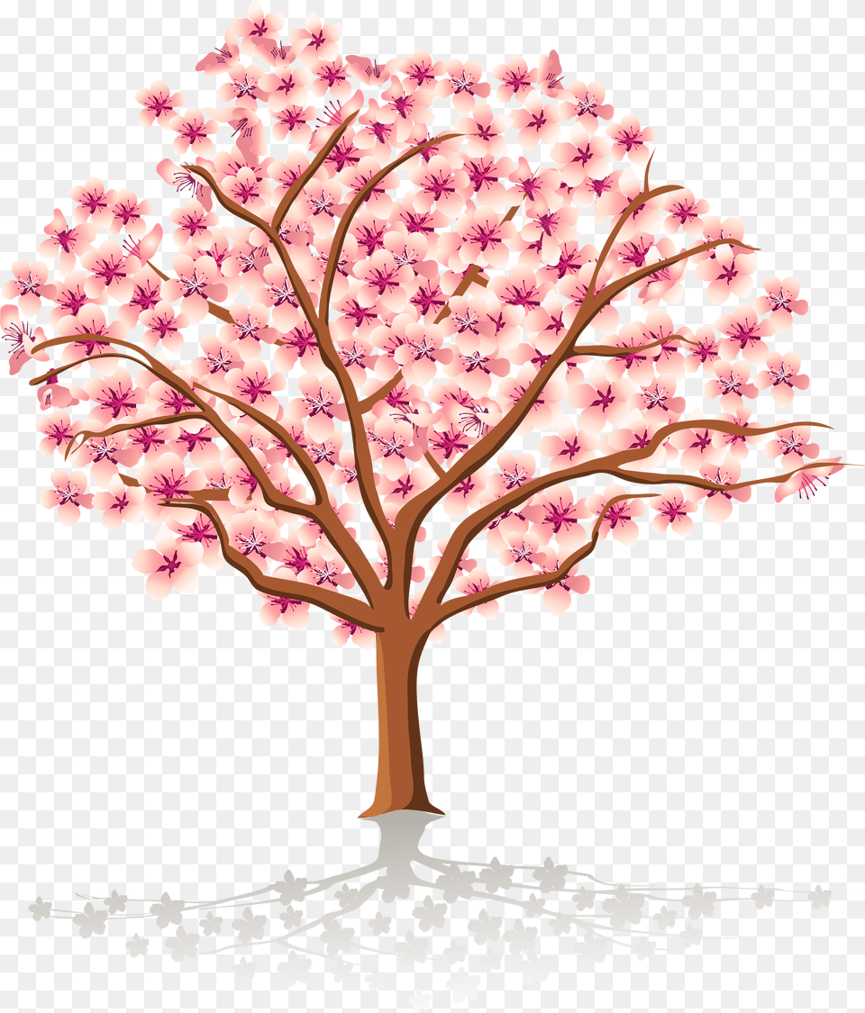 Spring Tree Clipart Cherry Blossom Branch, Flower, Plant, Cherry Blossom, Chandelier Free Png Download