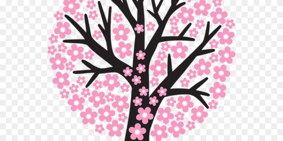 Spring Tree Clipart Tree Clipart Spring, Flower, Plant, Cherry Blossom, Chandelier Png Image