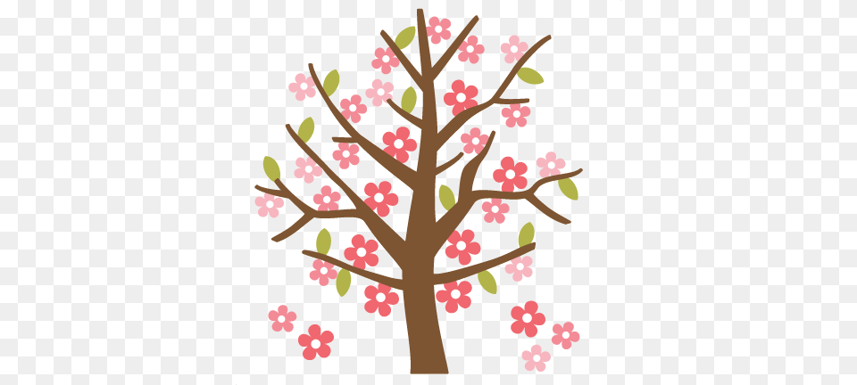 Spring Tree Cutting For Scrapbooking Cut It Out, Flower, Plant, Cherry Blossom Free Transparent Png