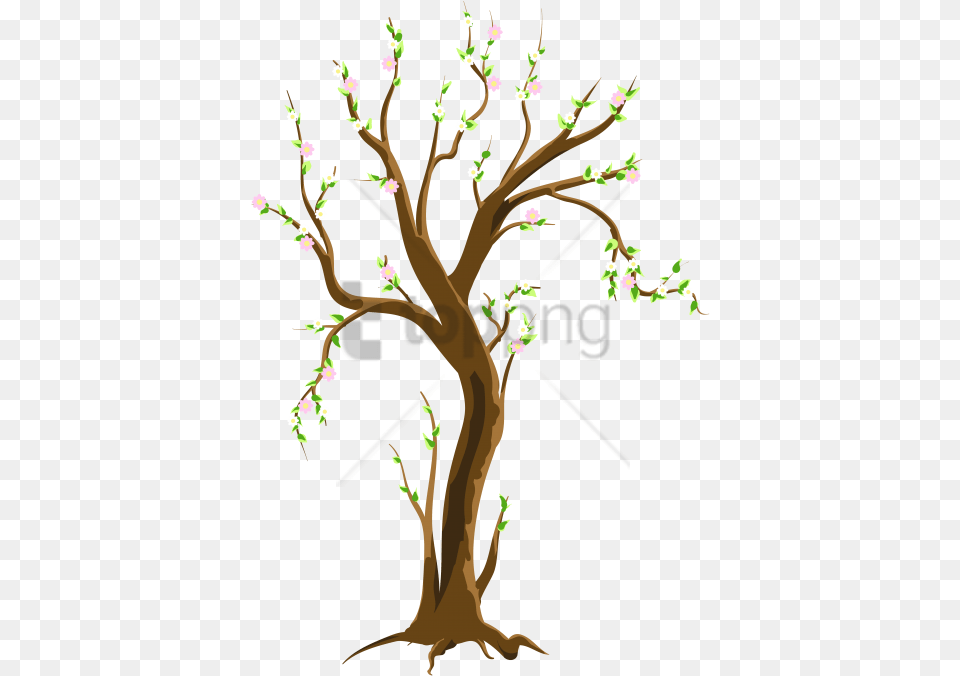 Spring Tree Image With Trees In Spring Clipart, Flower, Flower Arrangement, Plant, Art Free Png Download