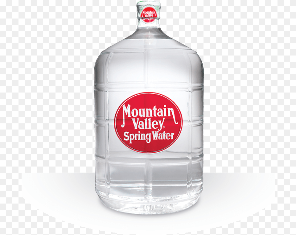 Spring Water 5 Gallon Glass Mountain Valley Spring Water 5 Gallon, Bottle, Beverage, Shaker Free Transparent Png