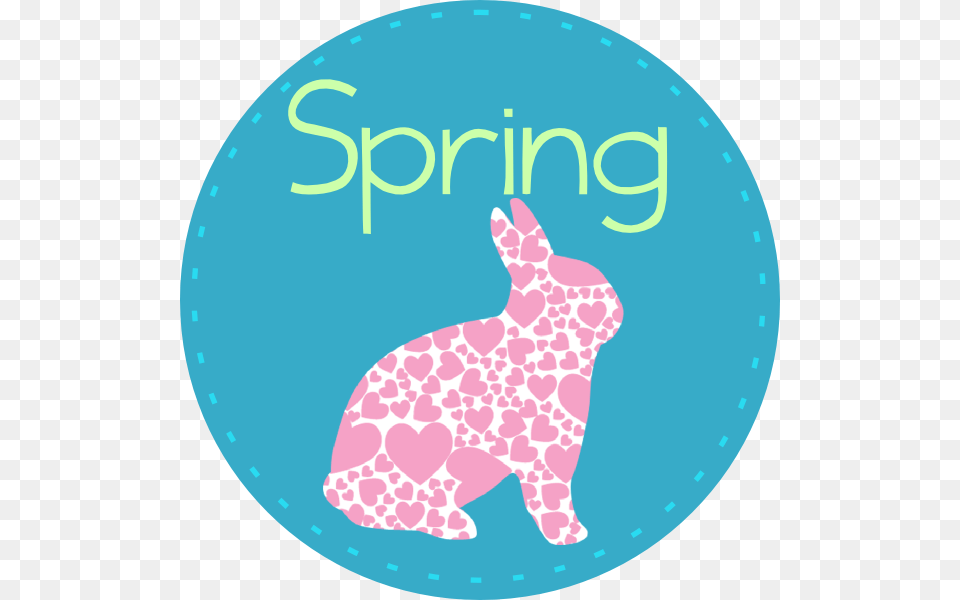 Spring With Bunny Svg Clip Arts Spring Bunnies Clipart, Sticker, Logo, Animal, Mammal Png Image