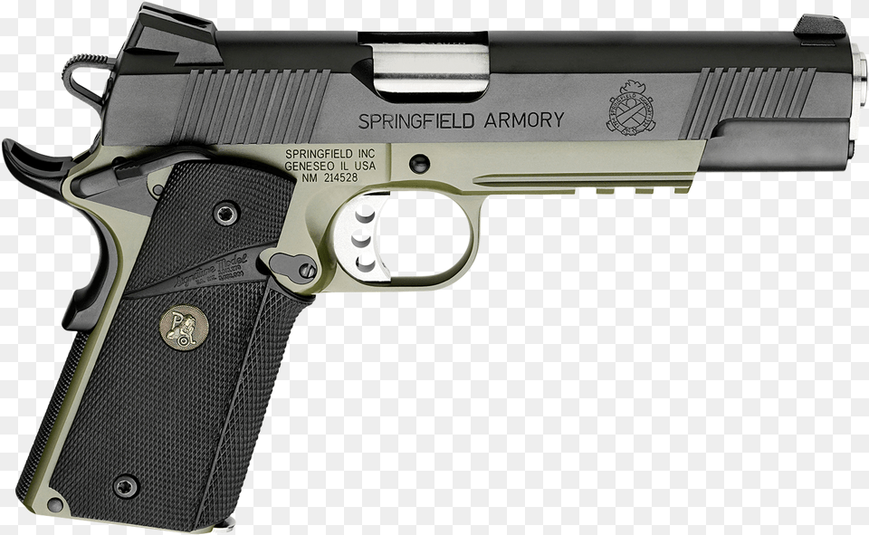 Springfield Armory Px9105mlc 1911 Single 45 Acp, Firearm, Gun, Handgun, Weapon Free Png Download