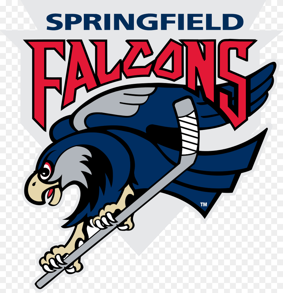 Springfield Falcons Logo, Animal, Bird, Book, Jay Free Png