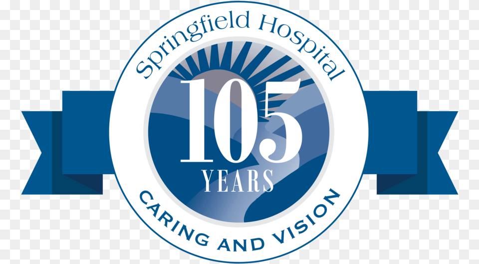 Springfield Hospital 105th Anniversary Logo Graphic Design, Disk Free Png