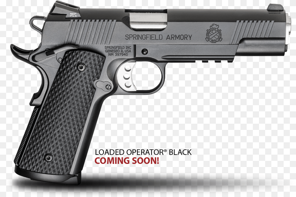 Springfield Operator Long Beach, Firearm, Gun, Handgun, Weapon Png Image