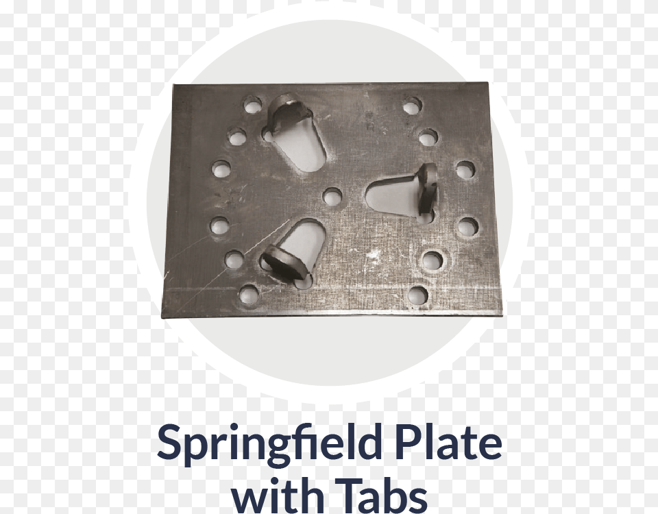 Springfield Plate With Tabs Column Top And Base Plate, Aluminium, Medication, Pill, Mailbox Free Png